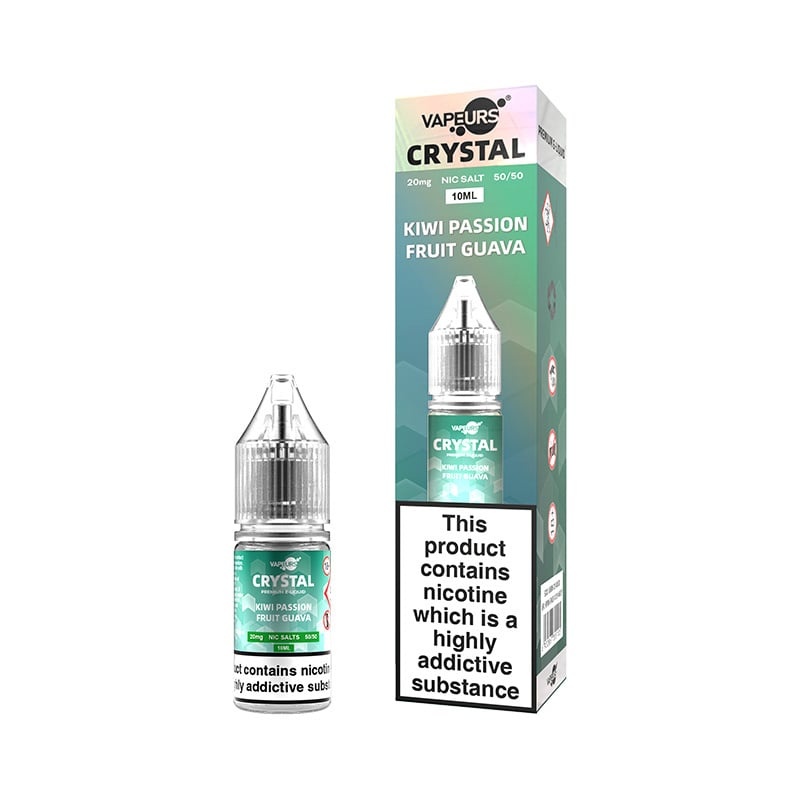 VAPEURS CRYSTAL LIQUIDS Kiwi Passion fruit Guava 20MG