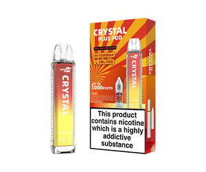 crystal plus vape pods POD Fizzy Cherry color:Phantom Red Flavour Beast Geek Bar Pulse X