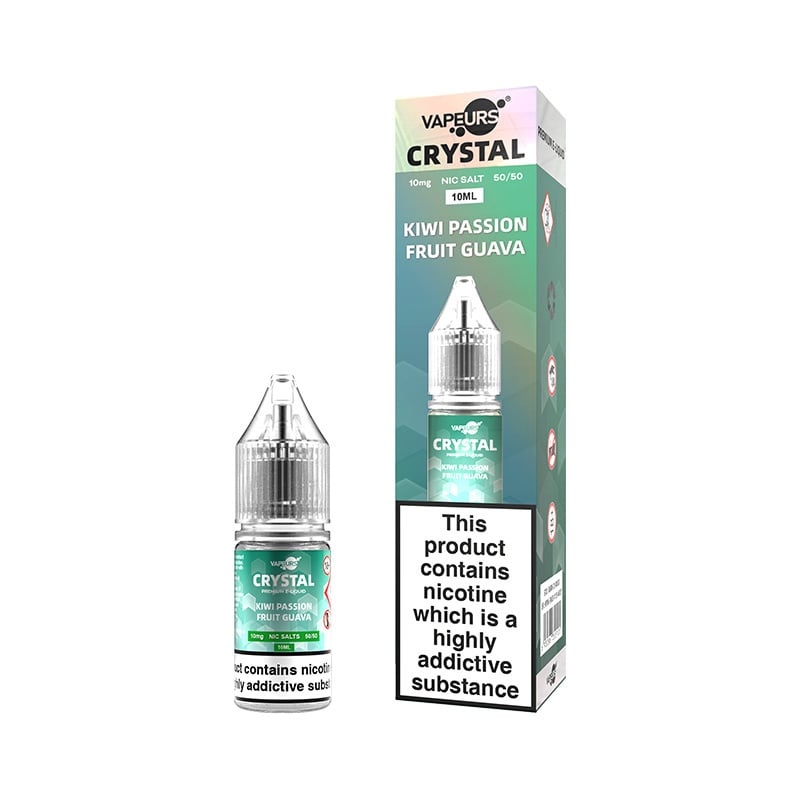 CRYSTAL LIQUIDS Kiwi Passion Fruit Guava 10MG