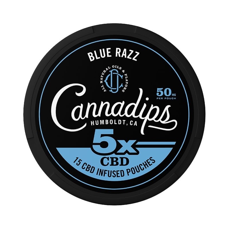 Cannadips Blue Razz 50mg