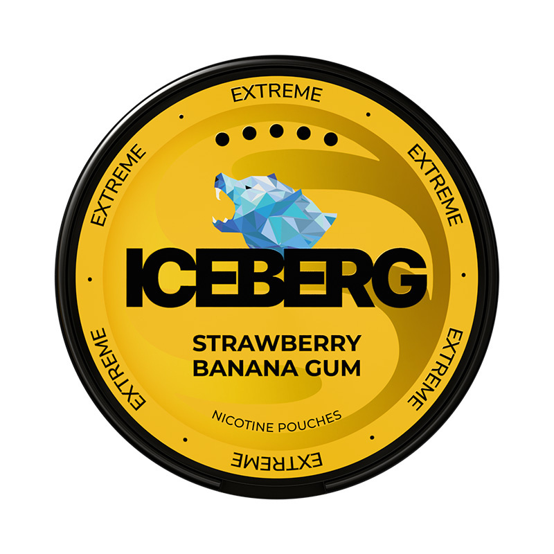 ICEBERG Extreme Strawberry Banana Gum