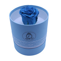 Long Life Blauw Round Box