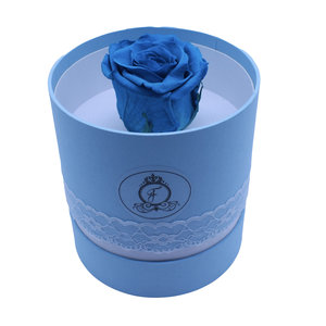 Long Life Blauw Round Box