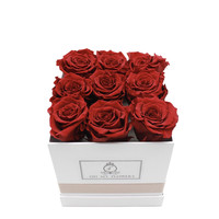 Long Life Red Square Box