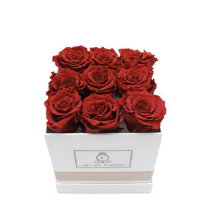 Long Life Red Square Box