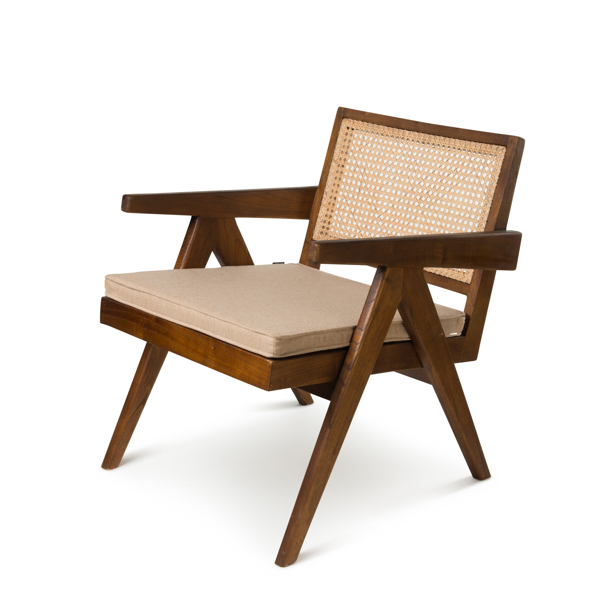 Easy Lounge Chair Kissen Light Brown DETJER der stilvolle stuhl