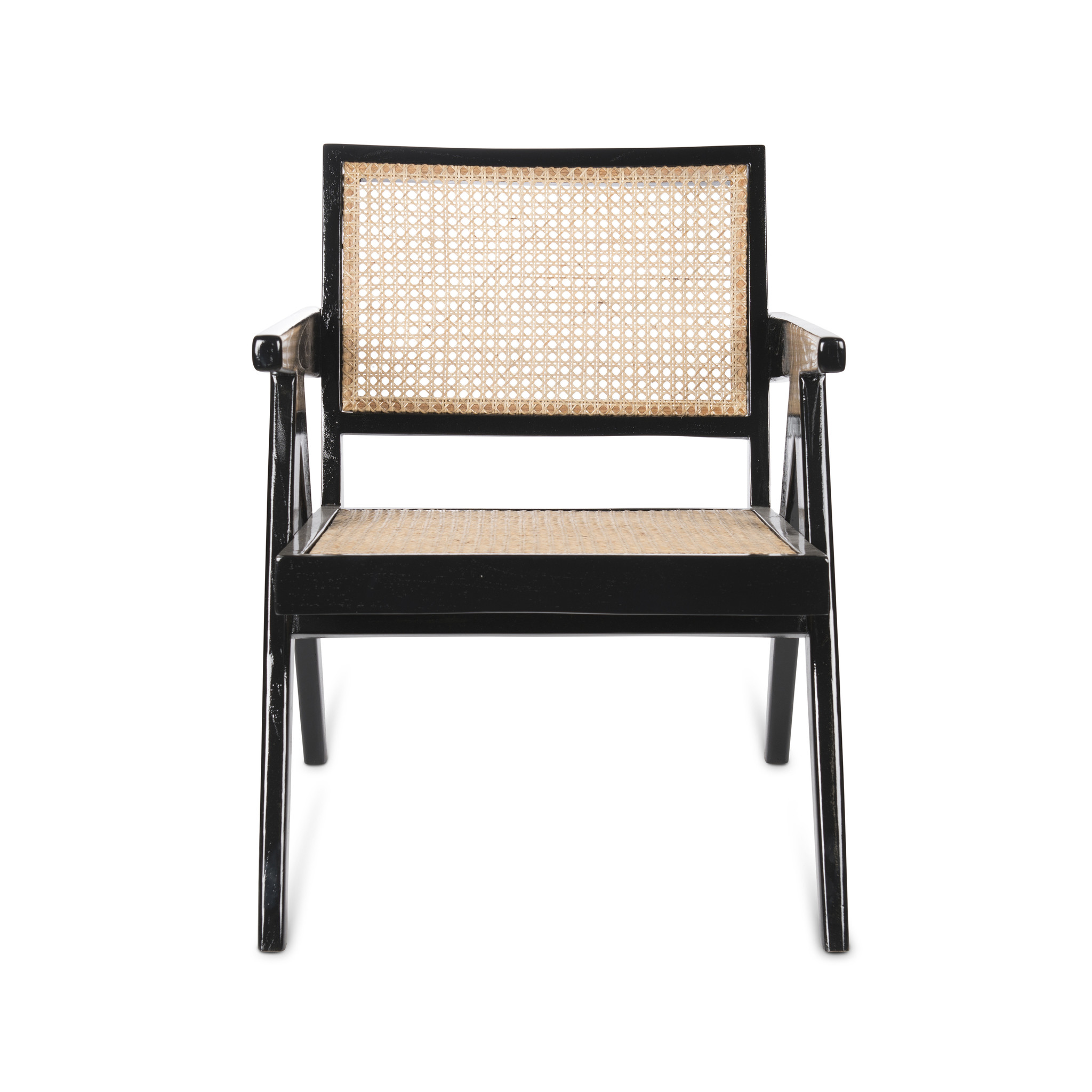 Easy Lounge Chair Kohle schwarz Hochglanz DETJER der stilvolle stuhl