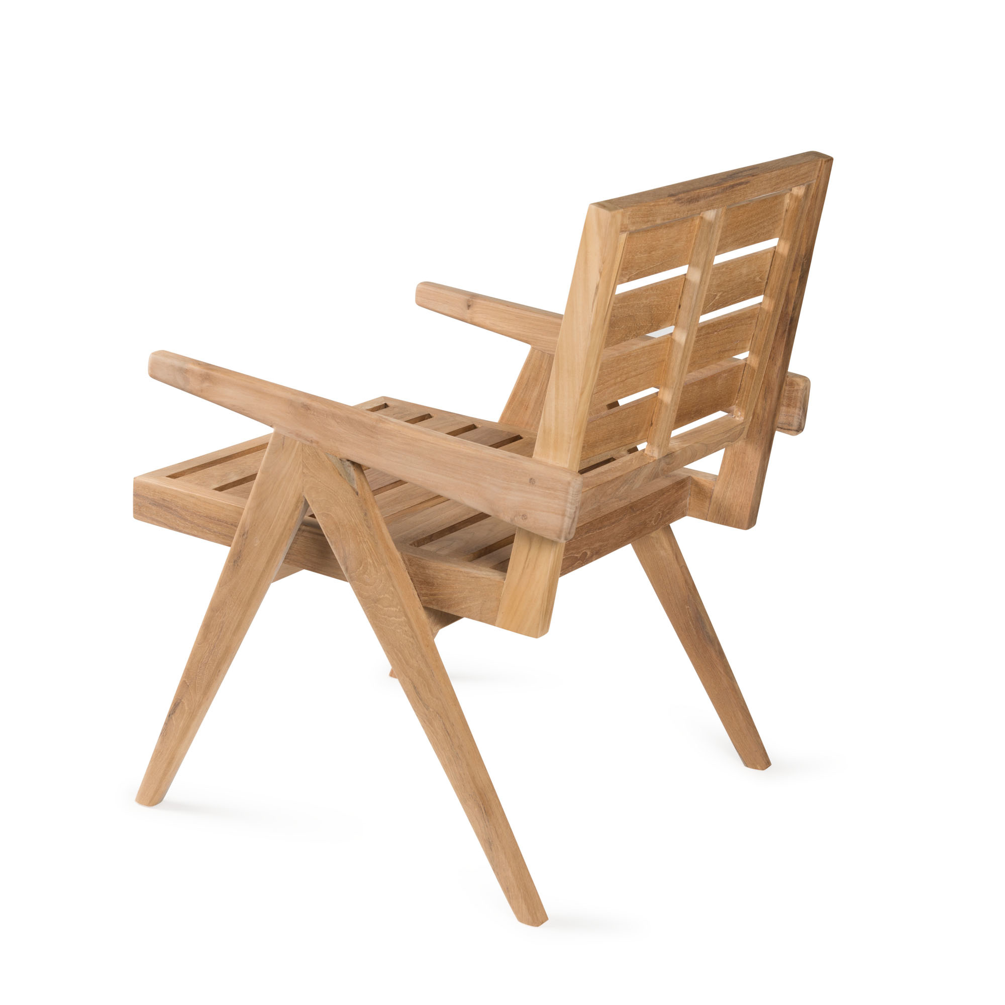 Easy Lounge Dining Chair Teak Outdoor DETJER The Stylish Chair   Image 