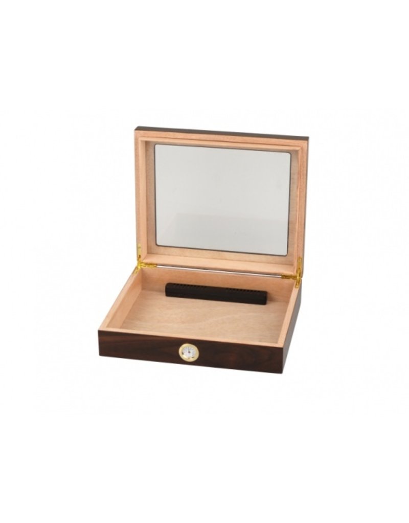 Humidor met glas voor ongeveer 25 sigaren