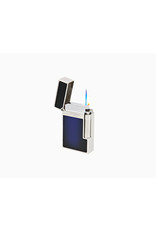 St. Dupont S.T. Dupont Ligne 2 Le Grand Blue Lacquer & Palladium Lighter