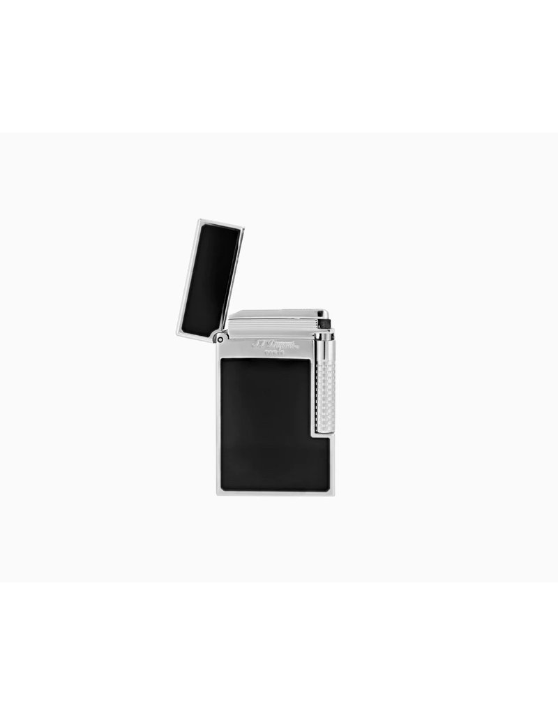 St. Dupont S.T. Dupont Ligne 2 Le Grand Black Lacquer & Palladium Lighter