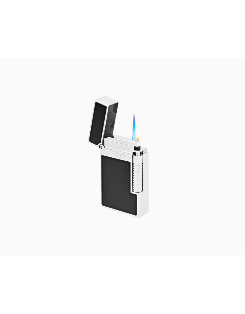 St. Dupont S.T. Dupont Ligne 2 Le Grand Black Lacquer & Palladium Lighter