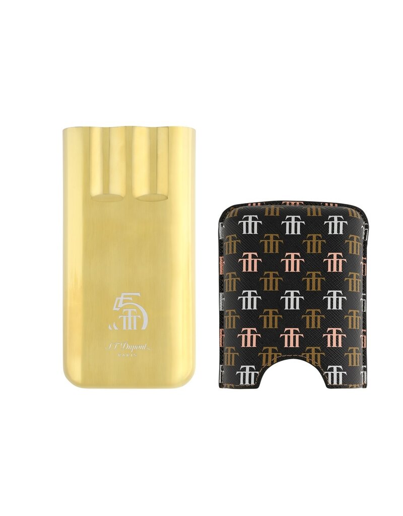 St. Dupont S.T. Dupont  3 Cigar case  Trinidad