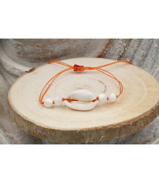 Bracelet Coquillage CAURI Red