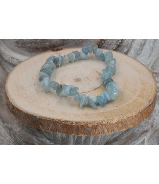 Bracelet Chips Aigue Marine