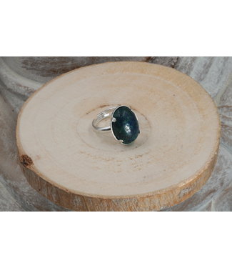 Bague AZURITE-MALACHITE 18x13mm