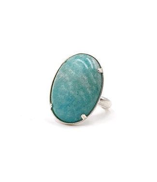 Bague AMAZONITE 18x13mm