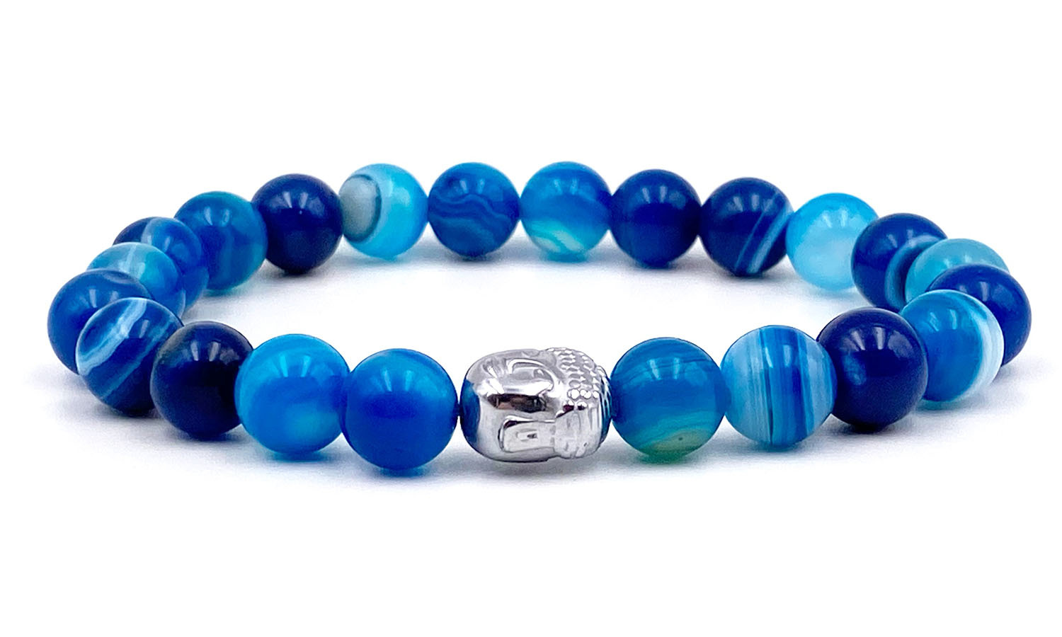 Bracelet Agate Bleu - Luma Creation