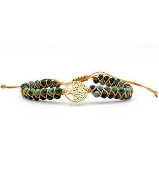 Bracelet Jaspe arbre de vie