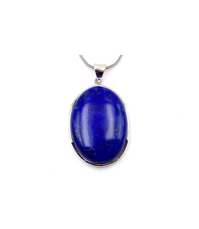 Pendentif Lapis Lazuli grand ovale