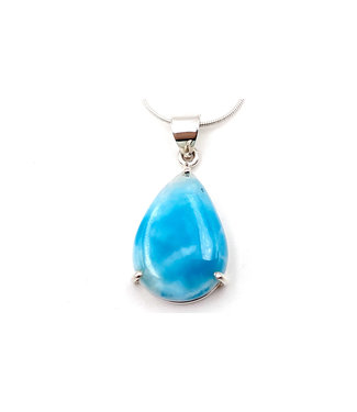 Pendentif "Larimar"  Griffe Goutte