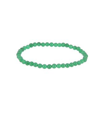 Bracelet Agate verte 4mm