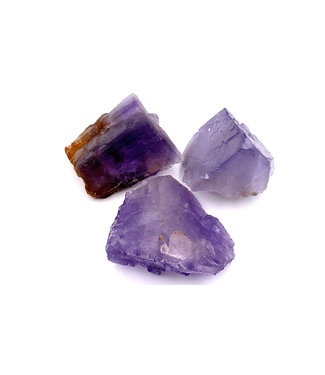 Fluorite - Fluorine violette brute du Maroc