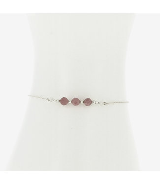 Bracelet Tourmaline Rose