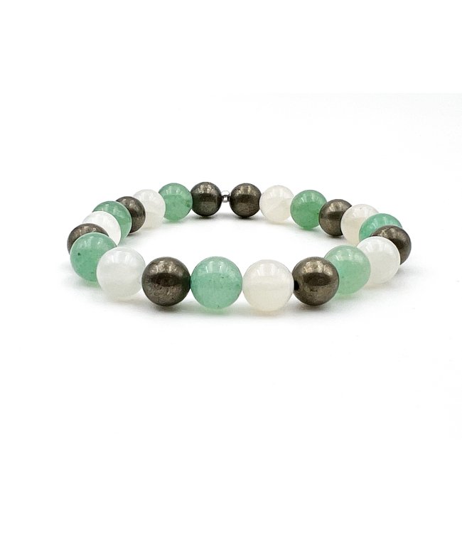 Bracelet Aventurine verte - Luma Creation