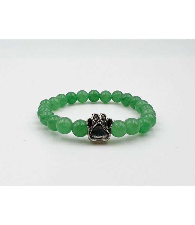 Bracelet  JADE VERTE  6mm