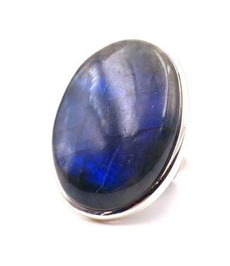 Bague avec une pierre LABRADORITE Spectrolite