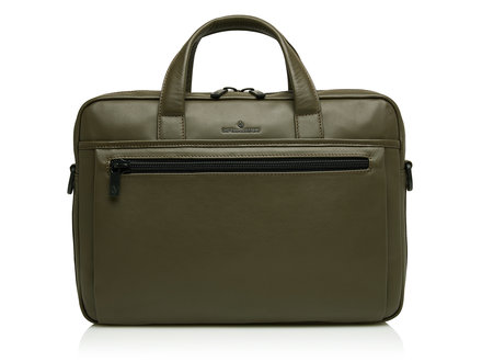 Nappa X Charlie Laptoptasche 15,6” RFID | grün