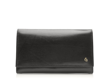 Nevada Porte-monnaie femme fermoir 6 cartes RFID | noir