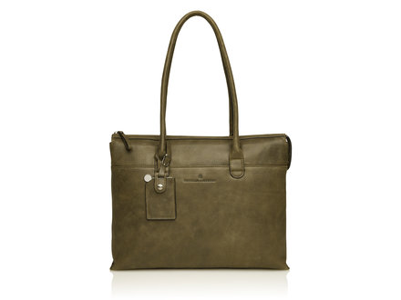 Carisma Laptop Schultertasche 15,6” RFID | grün