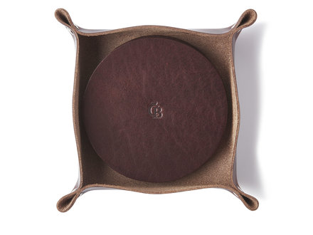 Gaucho Coaster set 6 pieces in tray | mocca