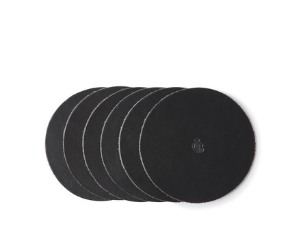 Gaucho Onderzetters 6 stuks | zwart