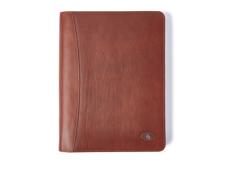 Gaucho Schreibmappe A4 Ringbuch | cognac