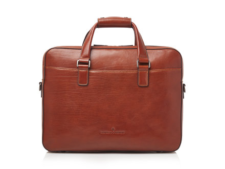 Gaucho Ted Laptoptasche 15,6" RFID | cognac