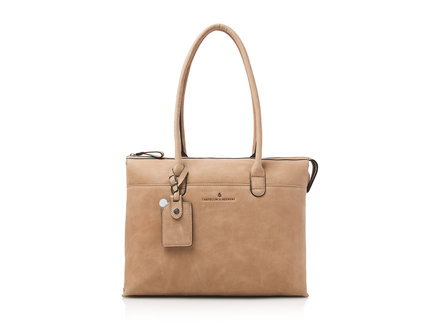 Carisma Laptop Schultertasche 15,6” RFID | beige