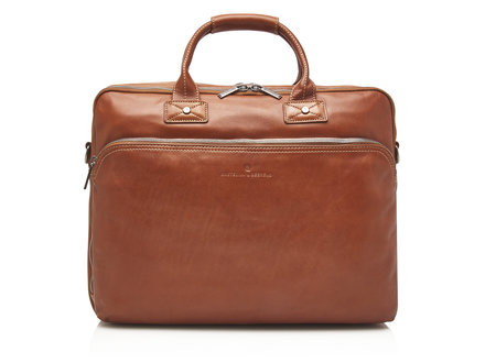Firenze Laptoptasche 17” RFID | hellbraun
