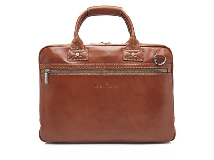 Firenze Laptop Bag 15," RFID | light brown