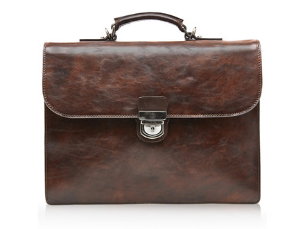 Rien Laptop Briefcase 13,3" RFID | cognac