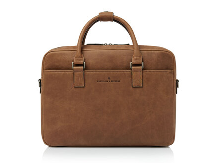 Carisma Laptoptasche 15,6” RFID | cognac