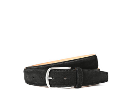 Accessoires Ceinture Cuir Daim | noir