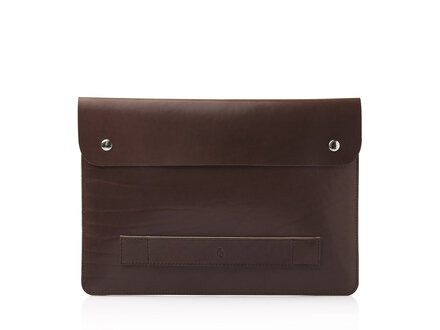 Gaucho Pochette Ordinateur cuir 13" | mocca