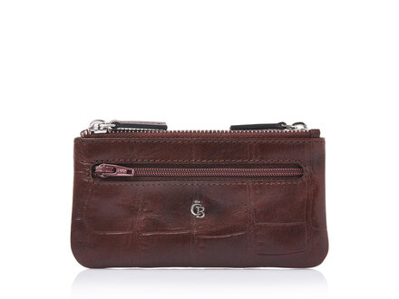 Croco Key Case Double Zip RFID | mocca