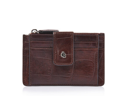 Croco 7 Card Mini Wallet RFID | mocca