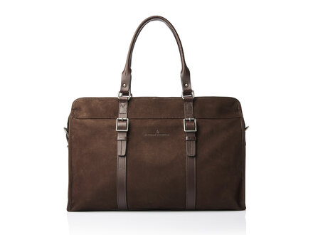 Veneto Nubuck Weekender RFID | mocca