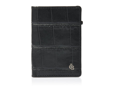 Croco Mini Wallet RFID | black