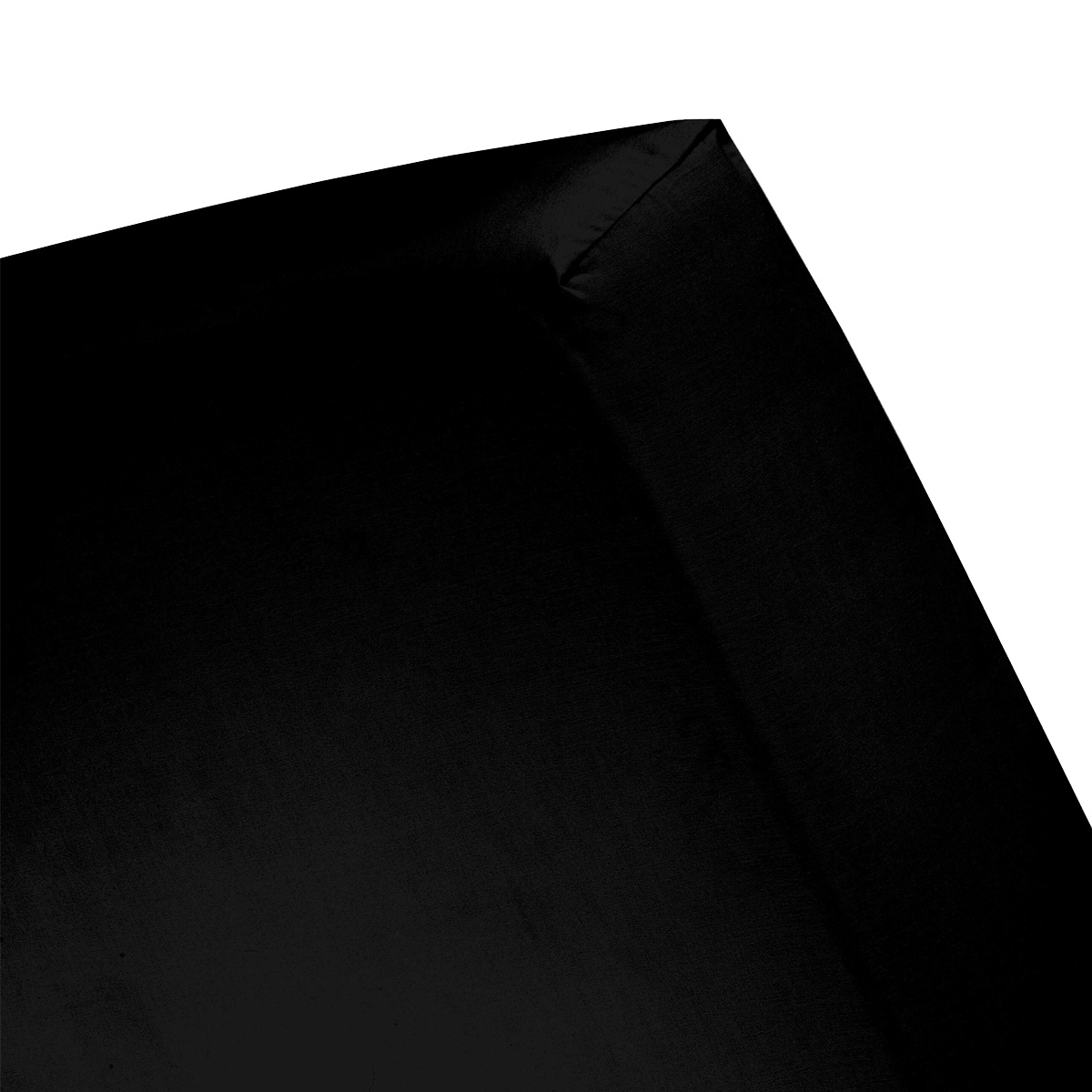 Cinderella - Hoeslaken (tot 35 cm) - Katoen - 90x200 cm - Black